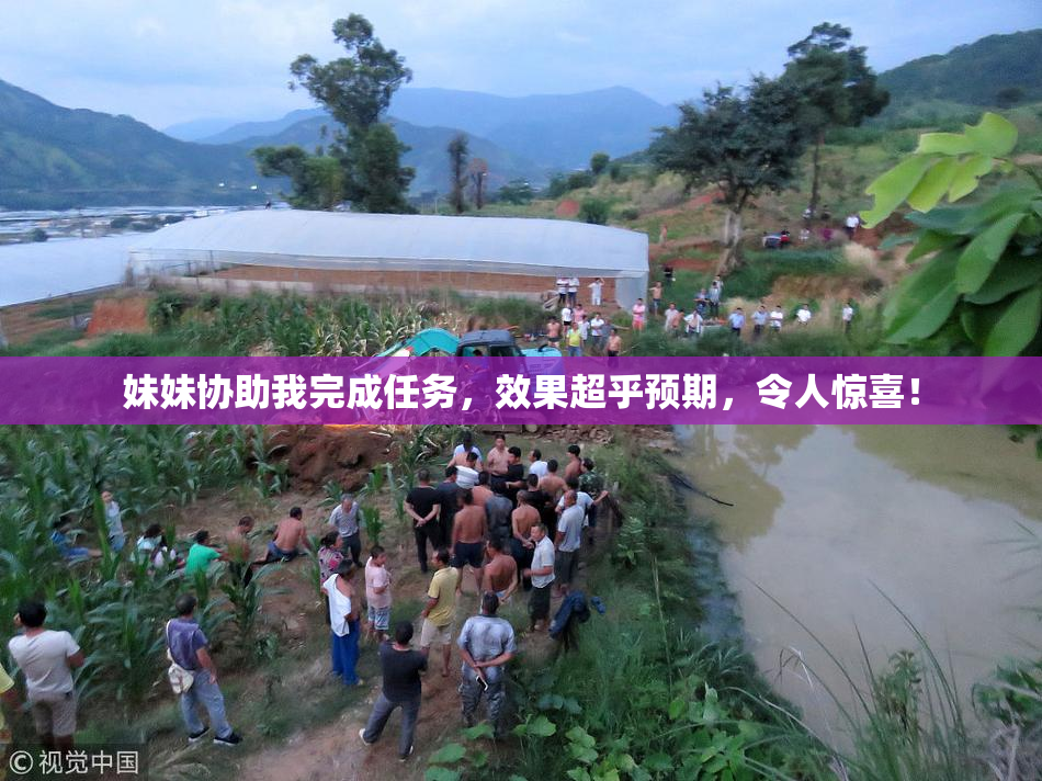 妹妹协助我完成任务，效果超乎预期，令人惊喜！