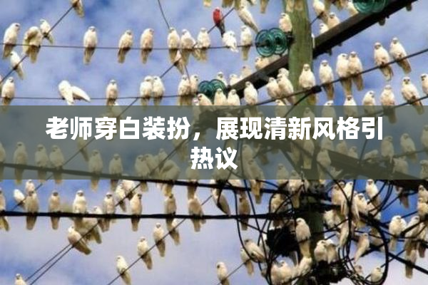 老师穿白装扮，展现清新风格引热议