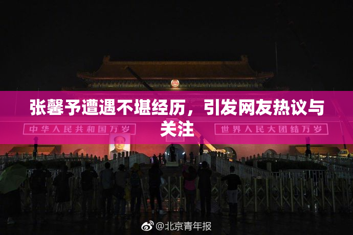 张馨予遭遇不堪经历，引发网友热议与关注