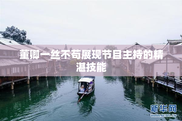 董卿一丝不苟展现节目主持的精湛技能