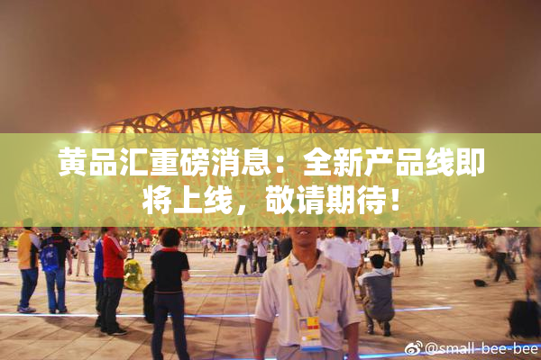 黄品汇重磅消息：全新产品线即将上线，敬请期待！