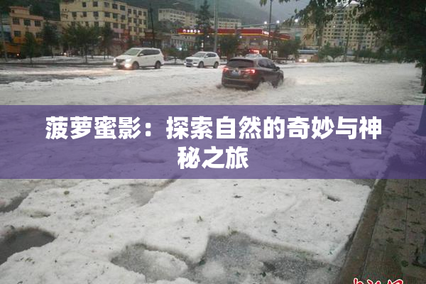 菠萝蜜影：探索自然的奇妙与神秘之旅
