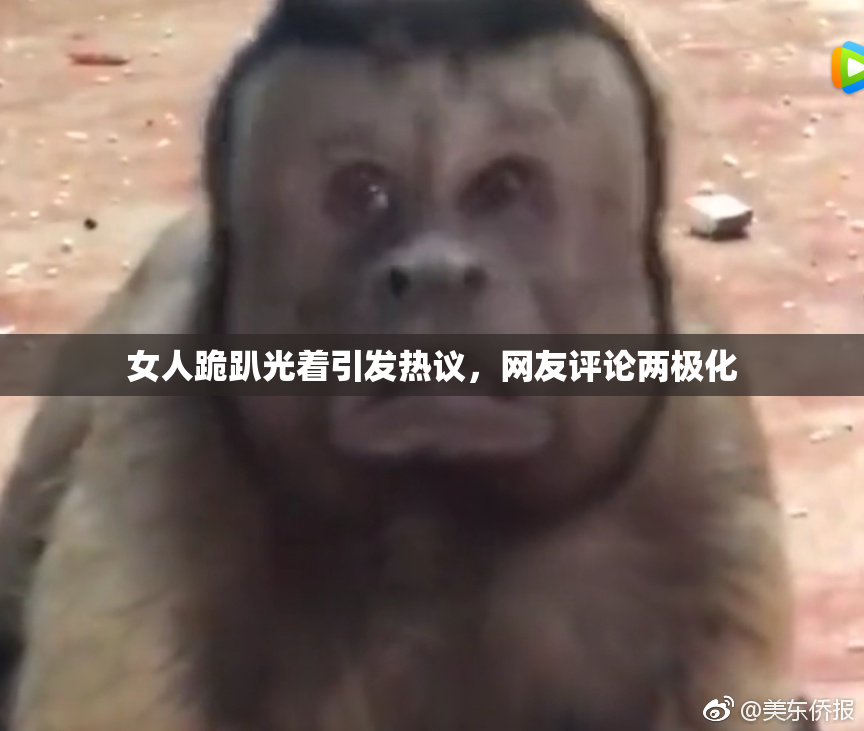 女人跪趴光着引发热议，网友评论两极化