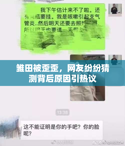 雏田被歪歪，网友纷纷猜测背后原因引热议