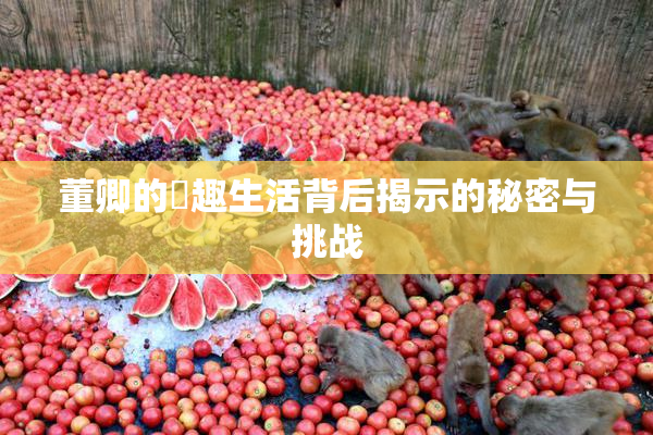 董卿的婬趣生活背后揭示的秘密与挑战
