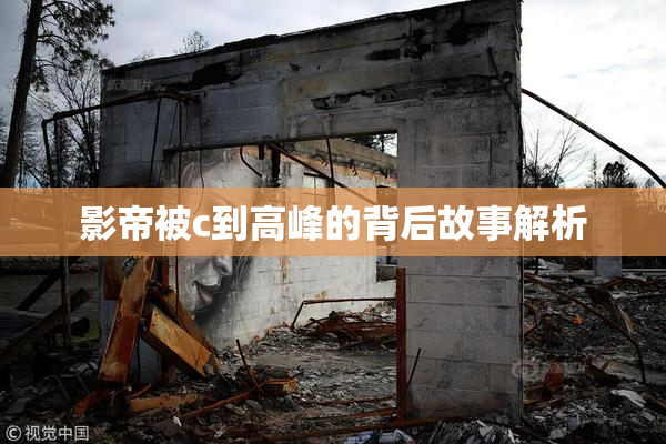影帝被c到高峰的背后故事解析