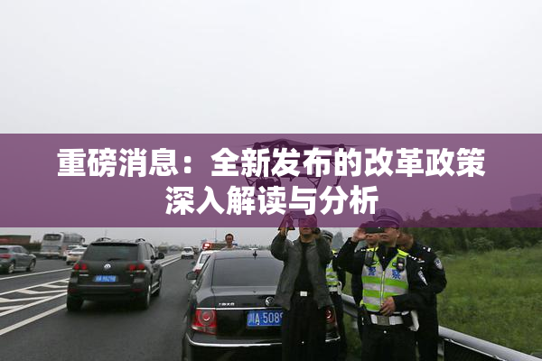 重磅消息：全新发布的改革政策深入解读与分析