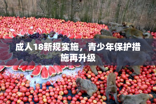 成人18新规实施，青少年保护措施再升级