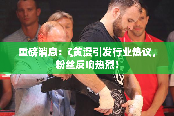 重磅消息：ζ黄漫引发行业热议，粉丝反响热烈！