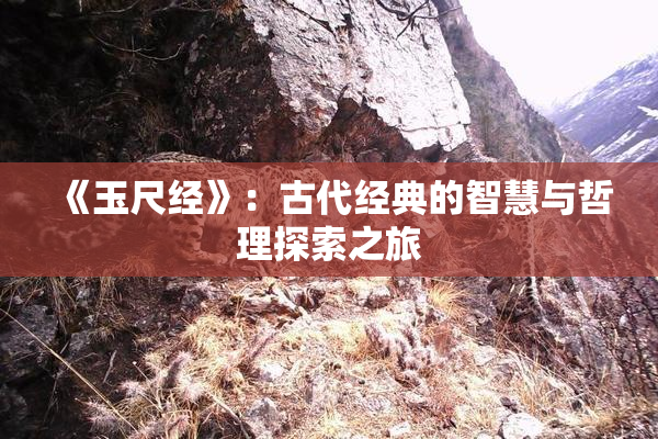 《玉尺经》：古代经典的智慧与哲理探索之旅