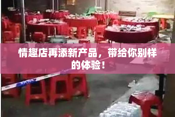 情趣店再添新产品，带给你别样的体验！