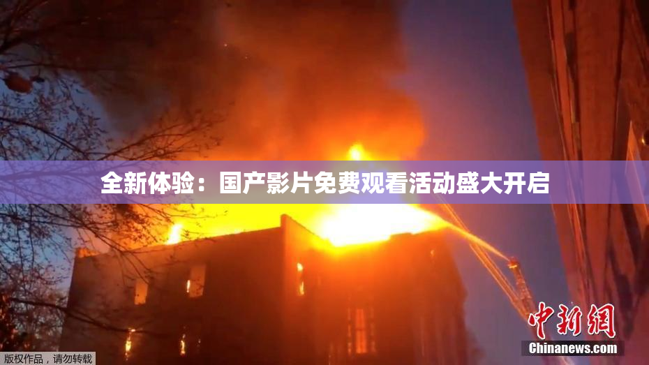 全新体验：国产影片免费观看活动盛大开启