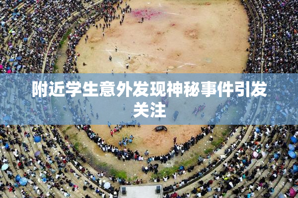 附近学生意外发现神秘事件引发关注