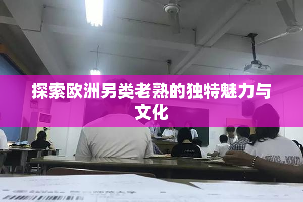 探索欧洲另类老熟的独特魅力与文化