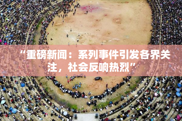 “重磅新闻：系列事件引发各界关注，社会反响热烈”