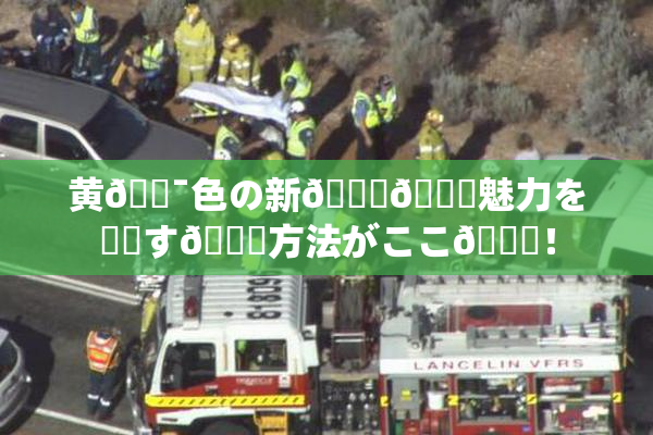 黄🔯色の新👅🍑魅力を発見す🌃方法がここ🎆！