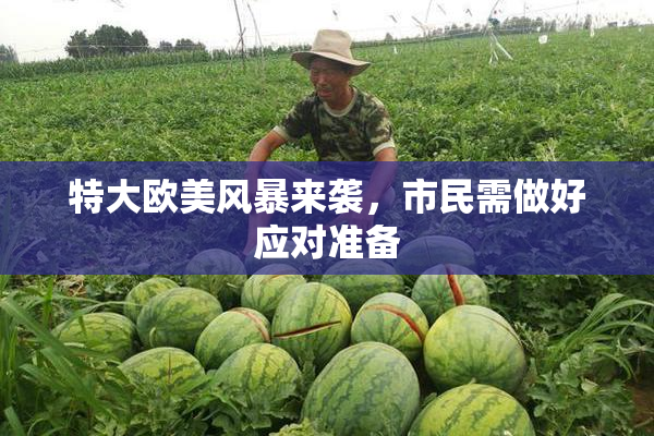 特大欧美风暴来袭，市民需做好应对准备