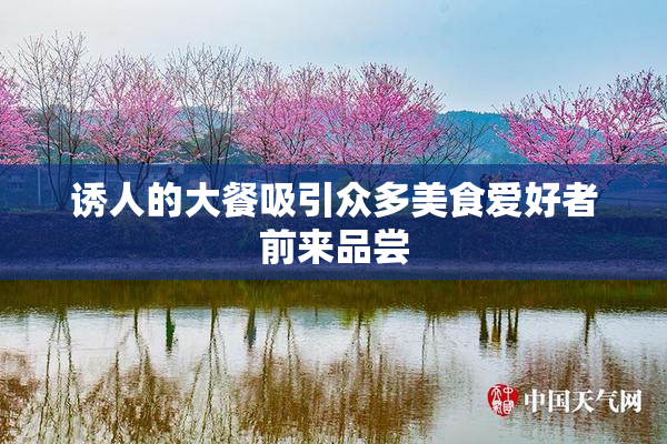 诱人的大餐吸引众多美食爱好者前来品尝
