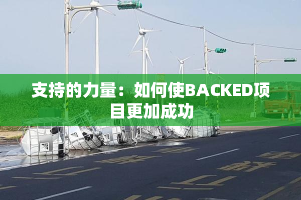 支持的力量：如何使BACKED项目更加成功