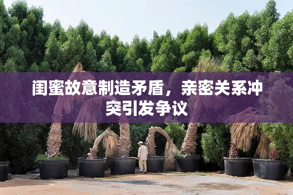 闺蜜故意制造矛盾，亲密关系冲突引发争议