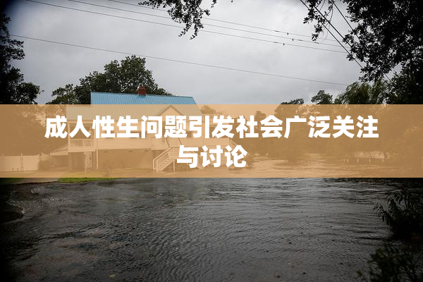成人性生问题引发社会广泛关注与讨论