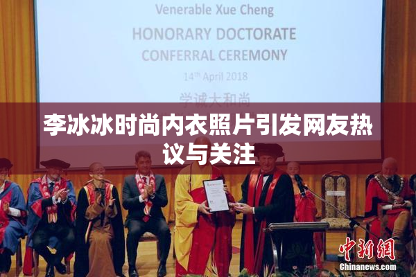 李冰冰时尚内衣照片引发网友热议与关注