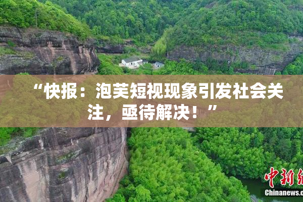 “快报：泡芙短视现象引发社会关注，亟待解决！”